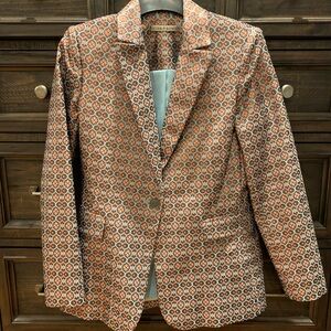 Alice and Olivia Stylish Patterned Blazer